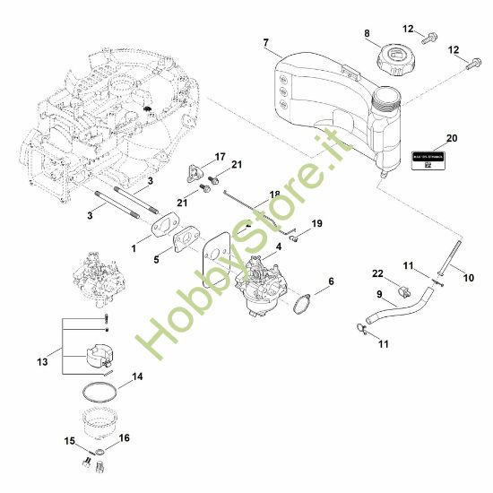 Picture of G - Sistema di alimentazione carburante EVC 300.0 (EVC300-0001)